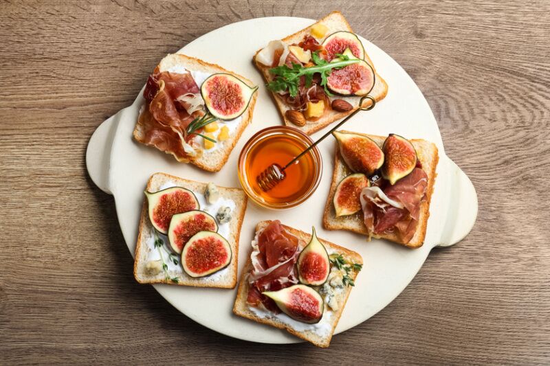 Brie, Fig, and Prosciutto Sandwiches - The Summer I Turned Pretty Party ideas