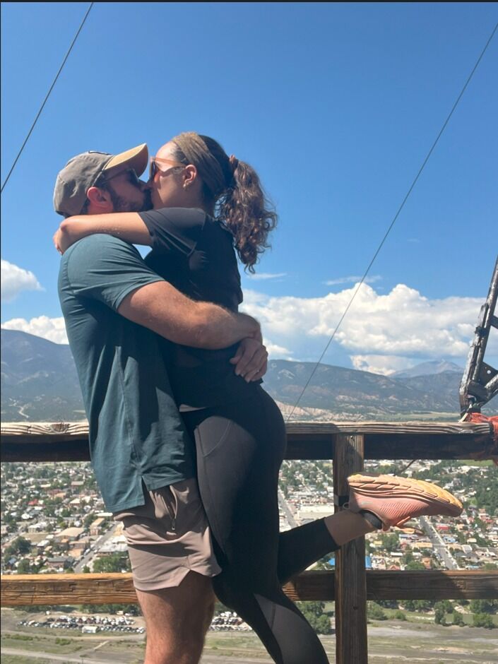 After traveling the entire east coast, the panhandle, and up through Texas until we landed in Salida, Colorado to spend the summer.  We fell in love with the area and couldn't imagine getting married anywhere else.