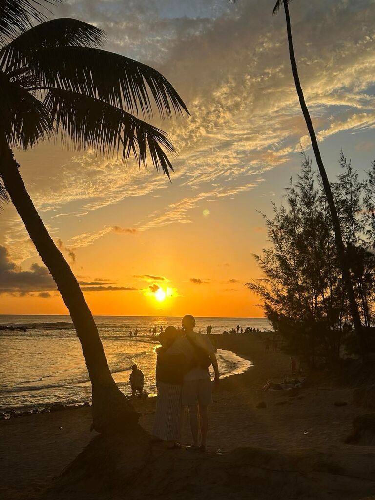 First Sunset in Hawaii