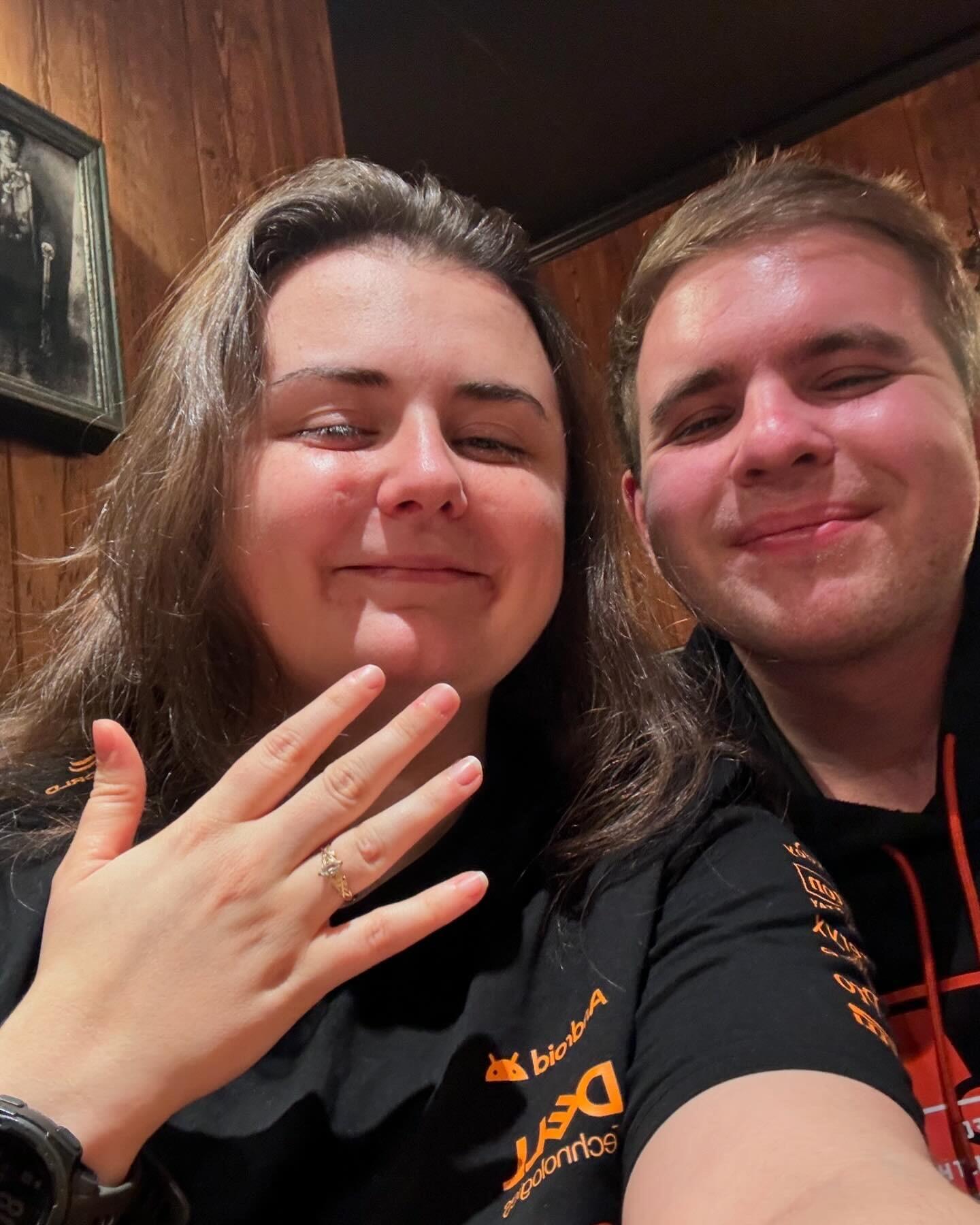 She said "Yes"!🥰