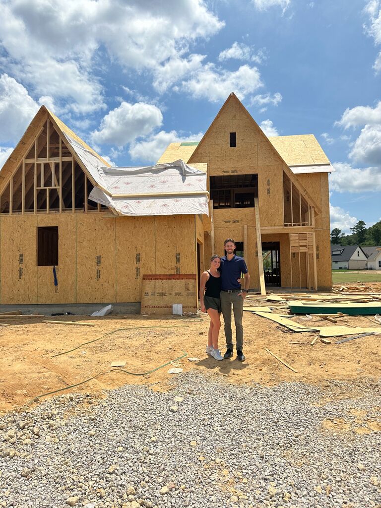 The first house we built together! Our Home :) 