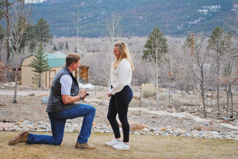 
Surprise! After nearly 4 and a half years, Dalton and Maddie are engaged! Dalton pulled off an epic surprise engagement with the help of a few sisters. What a special moment at one of our favorite places. Now, time to hit the slopes!