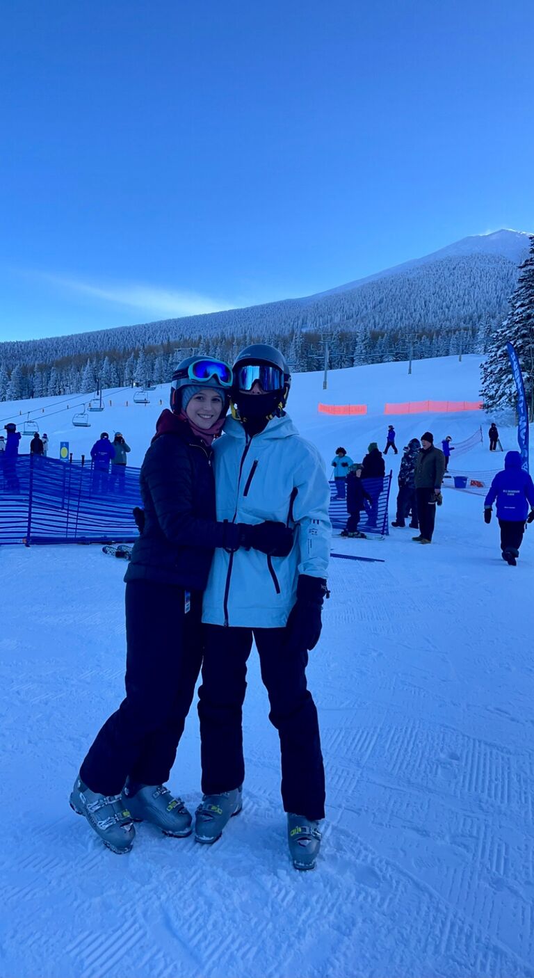 Ski trip in Flagstaff, Arizona.