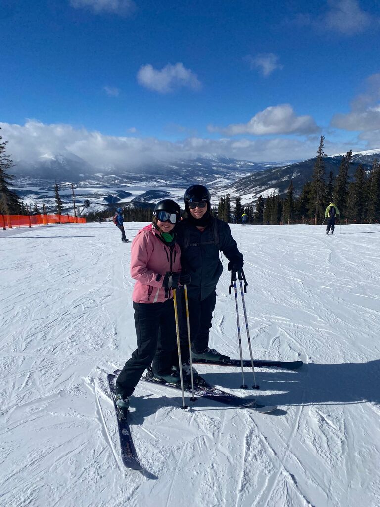 to Colorado for ski trips...
