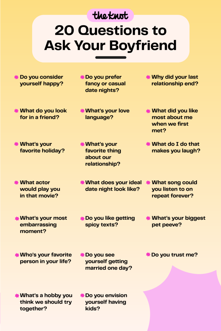 100 Deep Questions to Ask Your Boyfriend or Girlfriend