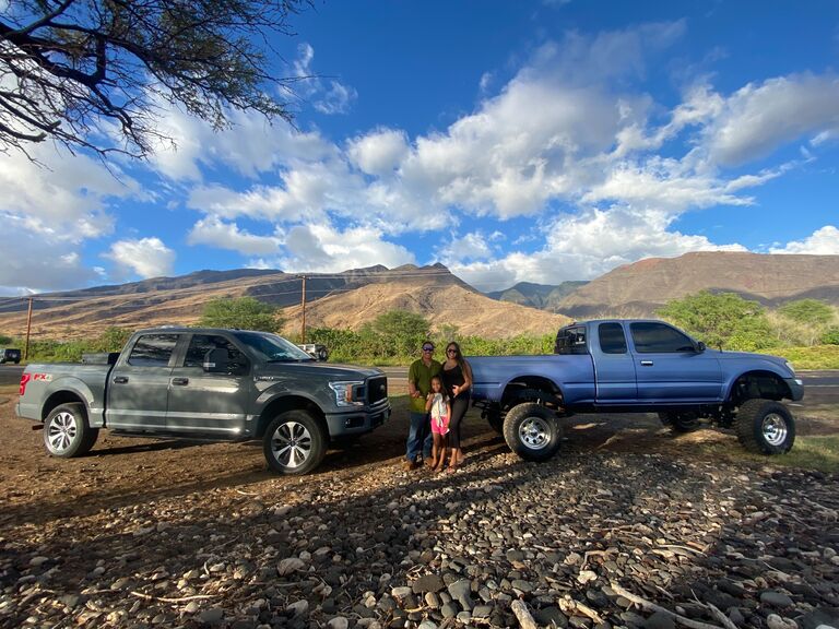 Olowalu pics of our fam. On Fridays, I would pick up the teens and we would cruise around Lahaina town until Joey got off Expeditions so he could buy us ice cream lol