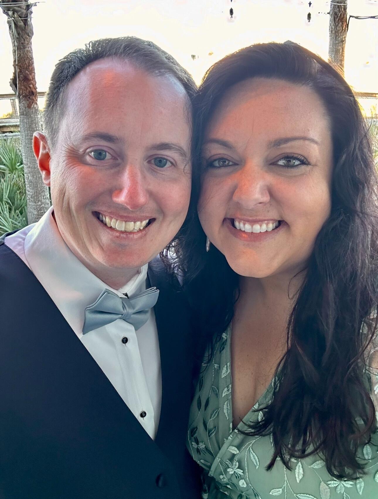 First of many weddings we attended as a couple!