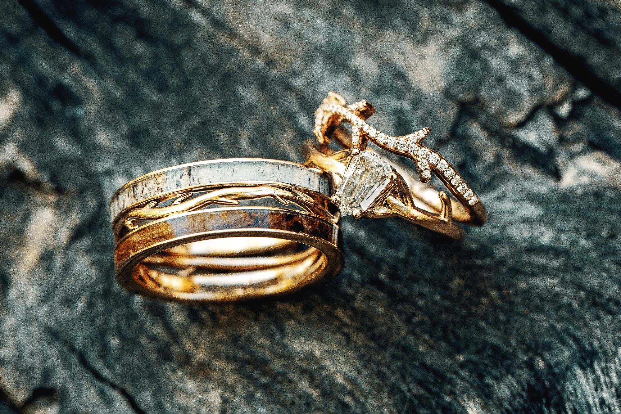 Country Style Engagement Rings