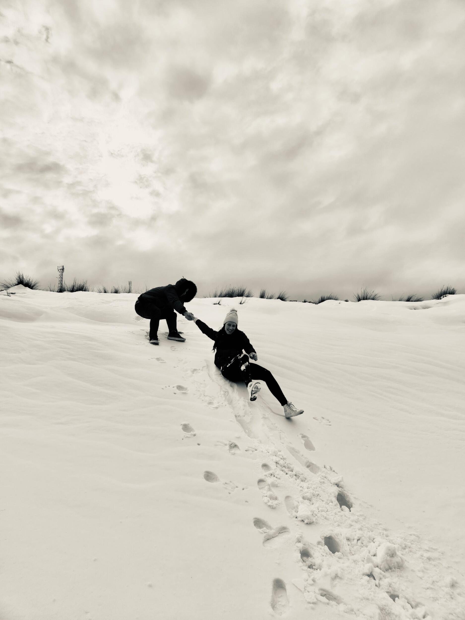 Snow and cross-boarder trip