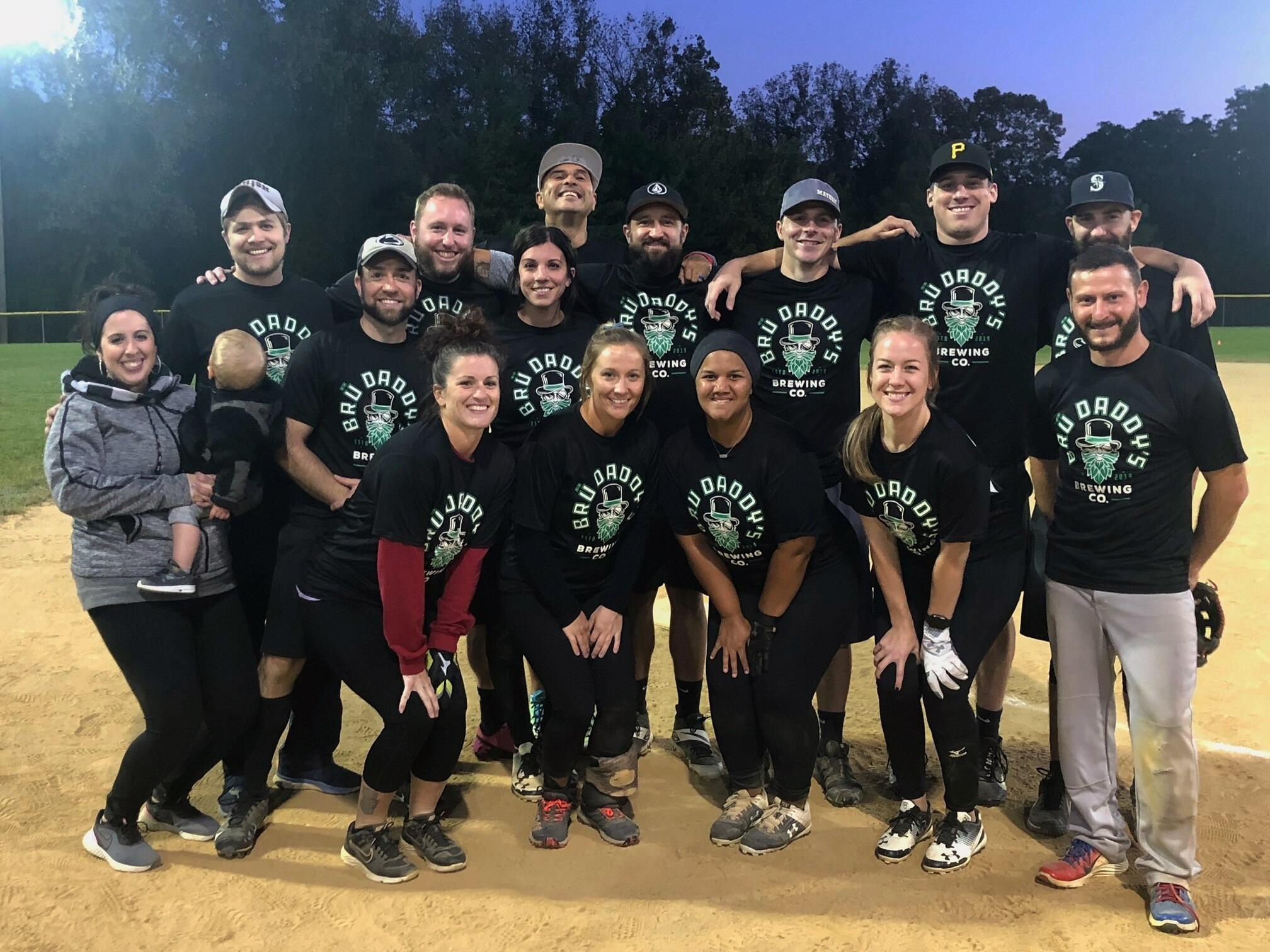 Jeff joins the infamous Bru Daddy's softball team, where it all began.