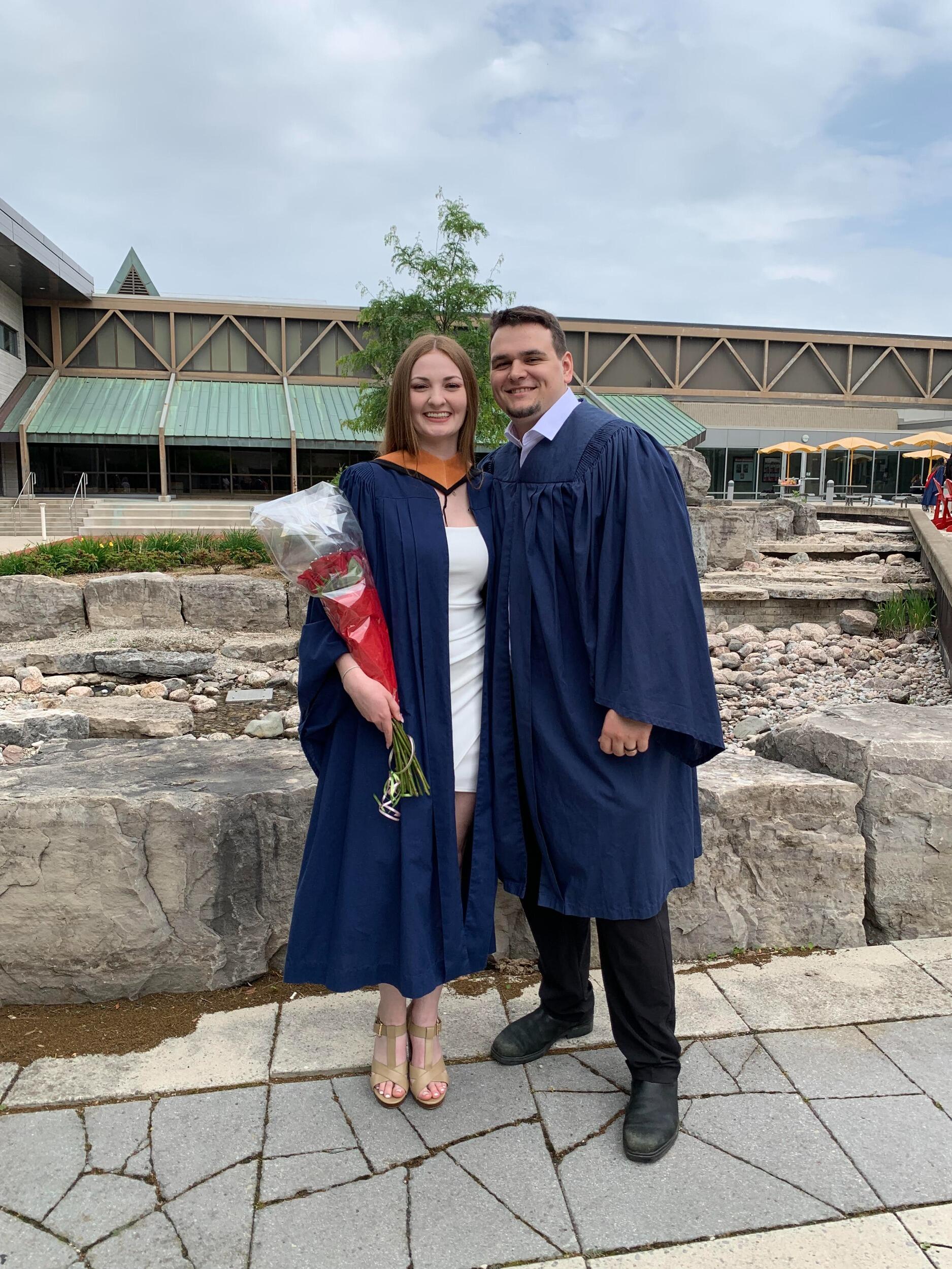 "All good things comes in 3's". We finally graduated from Brock University together 