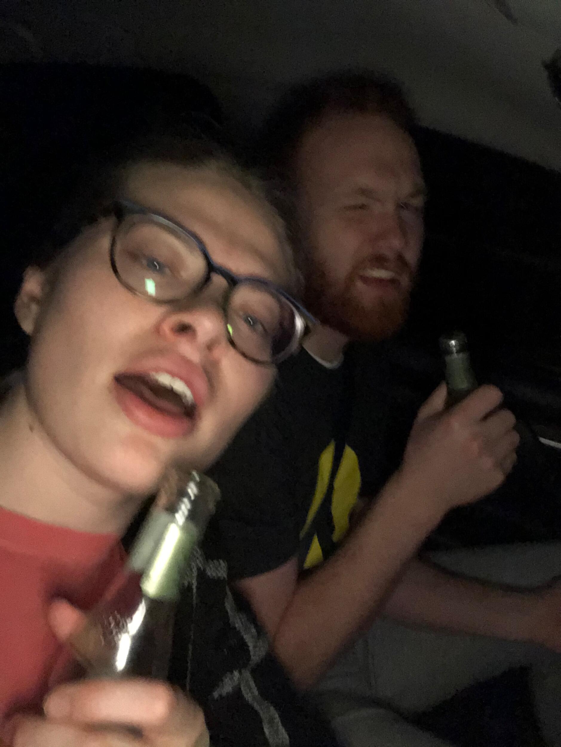 Took a little road trip down to St. George.  Complete with car karaoke with ginger beer bottles as microphones.  Aaron LOVES ginger, and Matisse has come to love ginger too...but still can't do ginger beer.