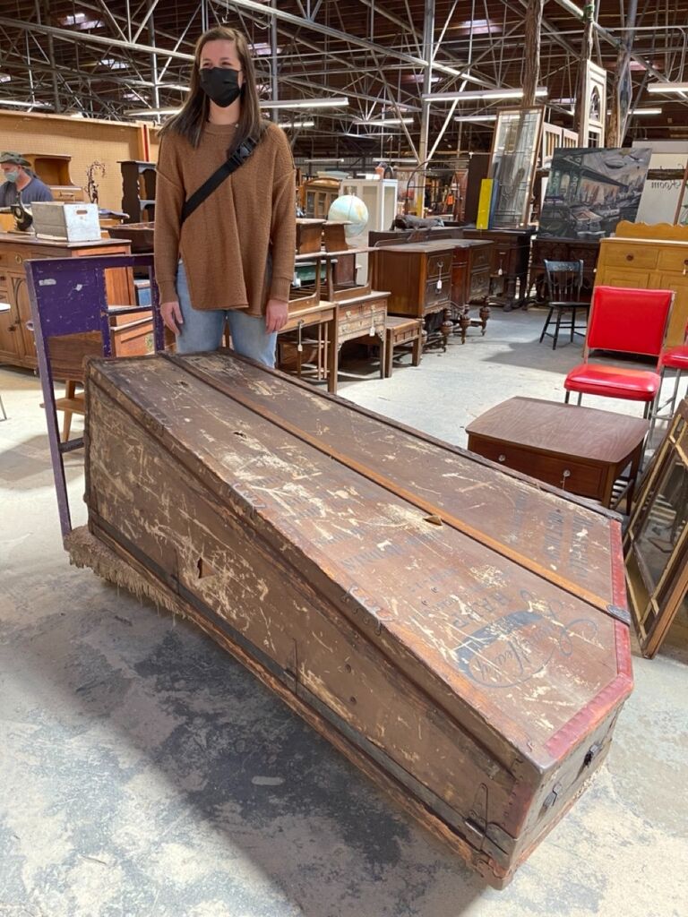 Unfortunately, it was the great hundred year old Harp Case find of late September that we would meet our match and have to borrow a truck.