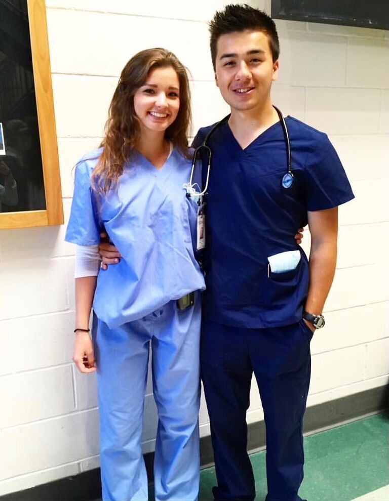 Prom #2: Running for prom king and queen as Derek and Meredith from Grey’s Anatomy… foreshadowing much??