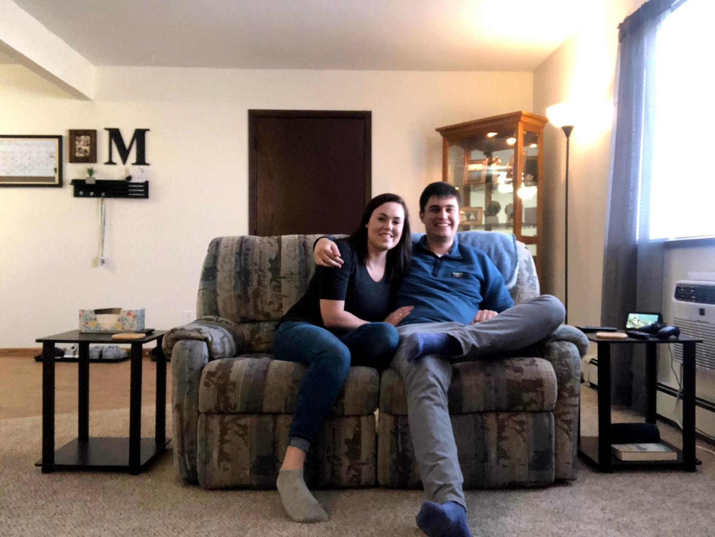 Just shy of a year after graduating college, and at the beginning of a pandemic, Nick and Ashley got their first apartment together 🏠 With the world shut down they spent their time working from home, playing board games, watching movies, and cooking meals together. Nothing makes a relationship stronger than a few months of quarantining!