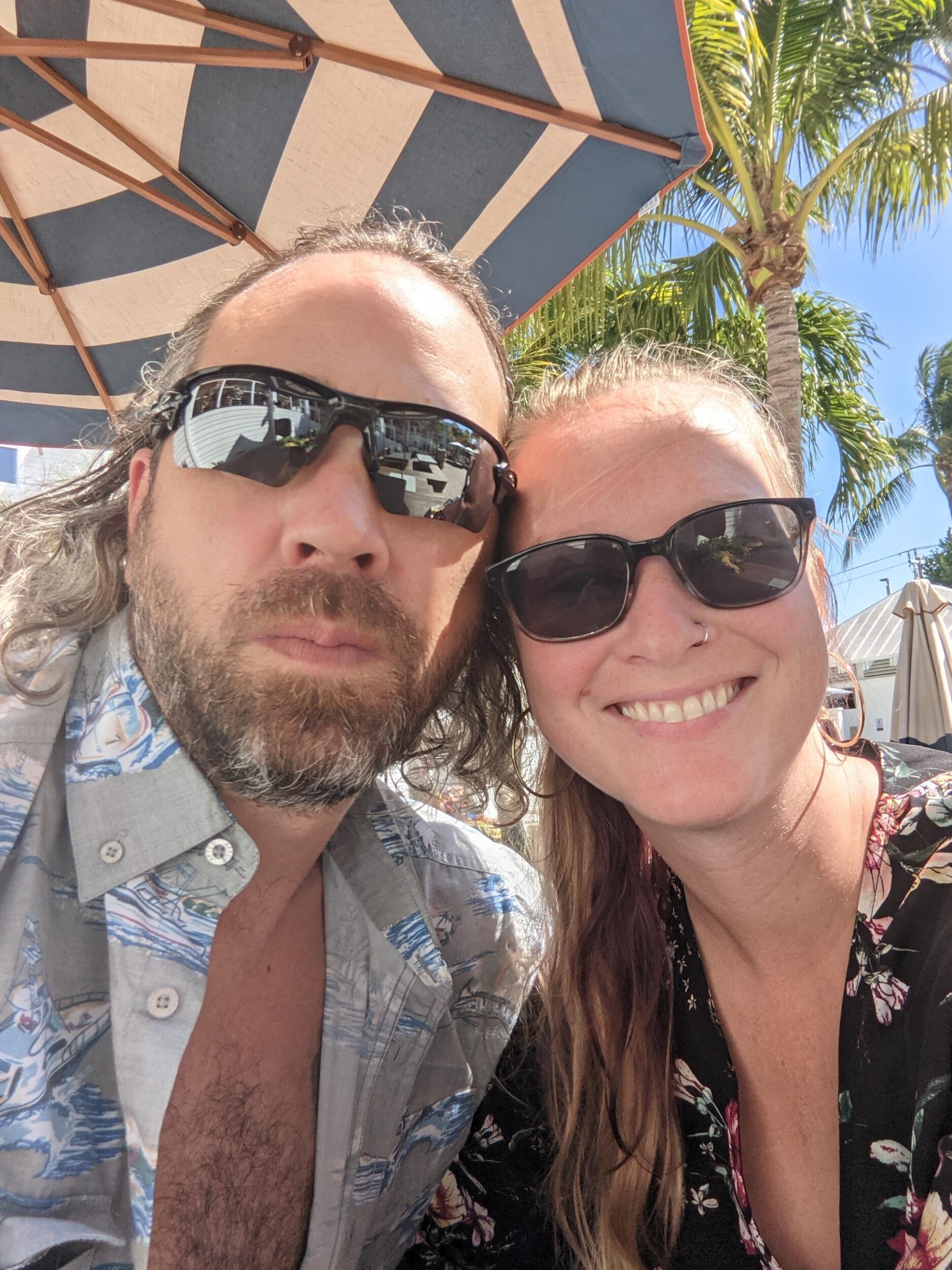 Enjoying a day at the beach on Anna Maria Island, FL