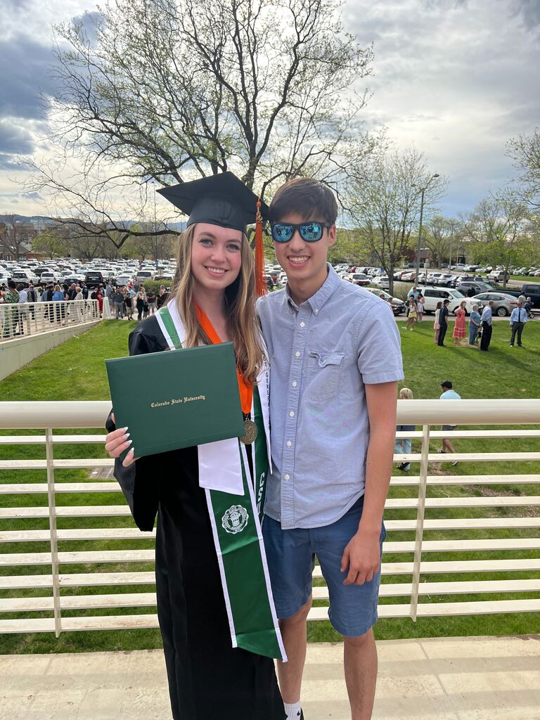 Ali graduated from CSU! Go rams!