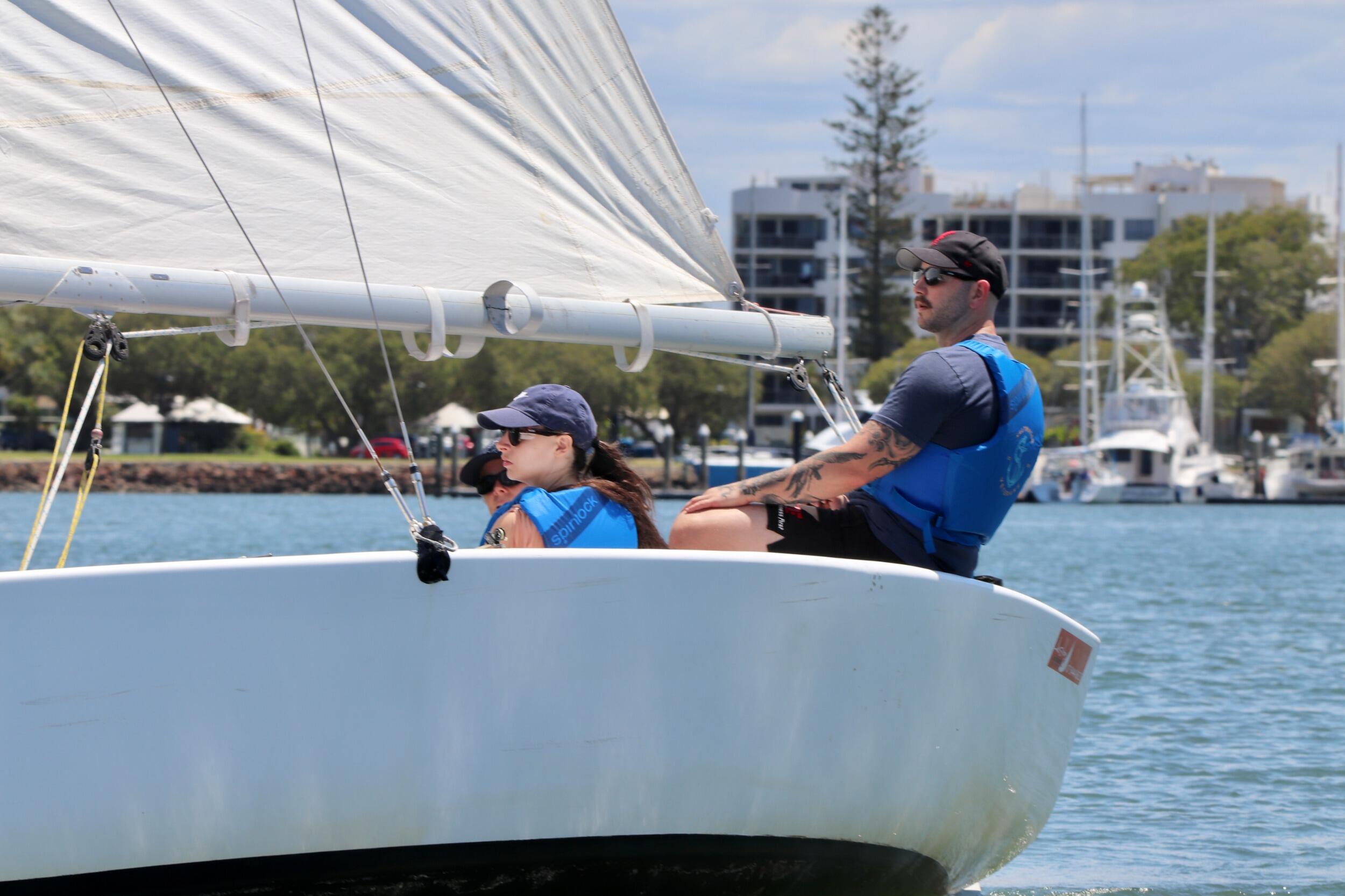 Sailing away 

