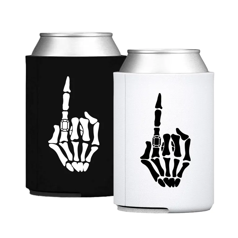 Skeleton Hand with Ring Can Cooler for Halloween Bridal Shower