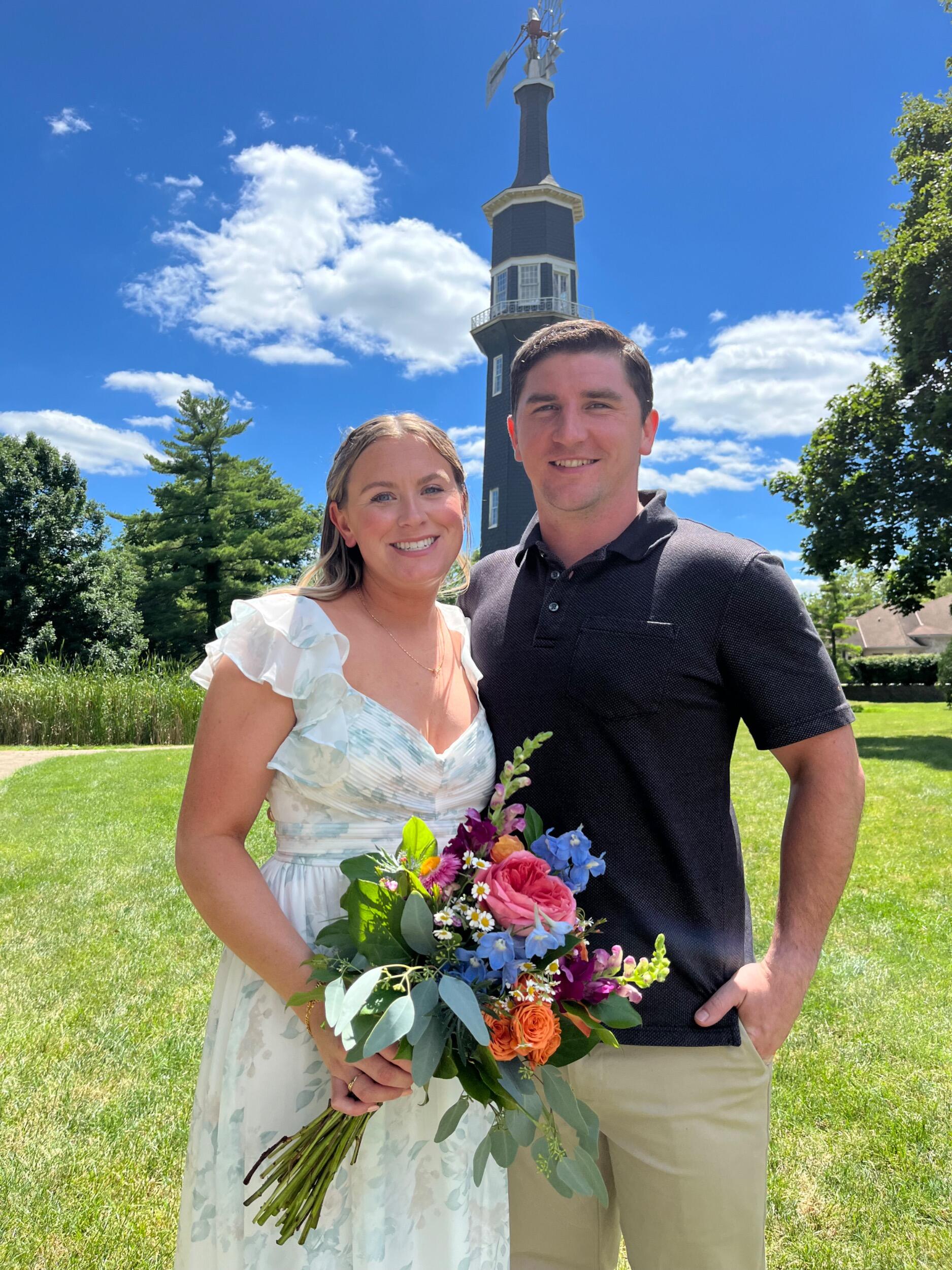 Second wedding together