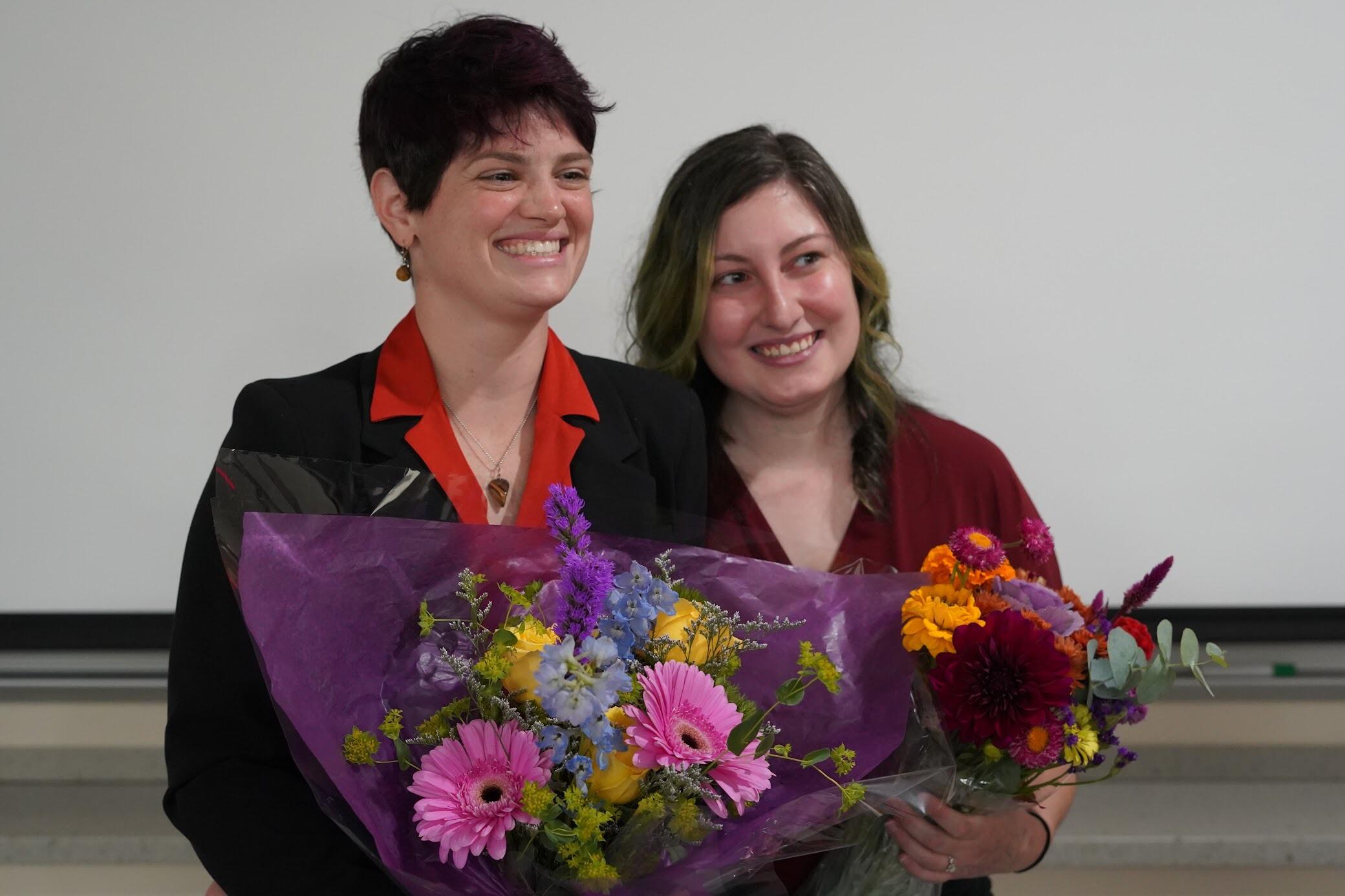 Dr. Toffolo and her partner in crime