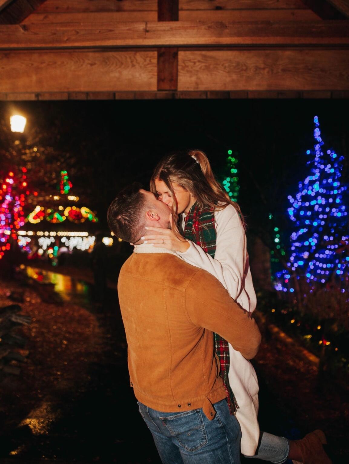 One of the absolute best days of our lives, the day we got engaged. Kyle planned out the most romantic day at a winery and looking at Christmas lights in Helen. The hallmark proposal of my dreams!