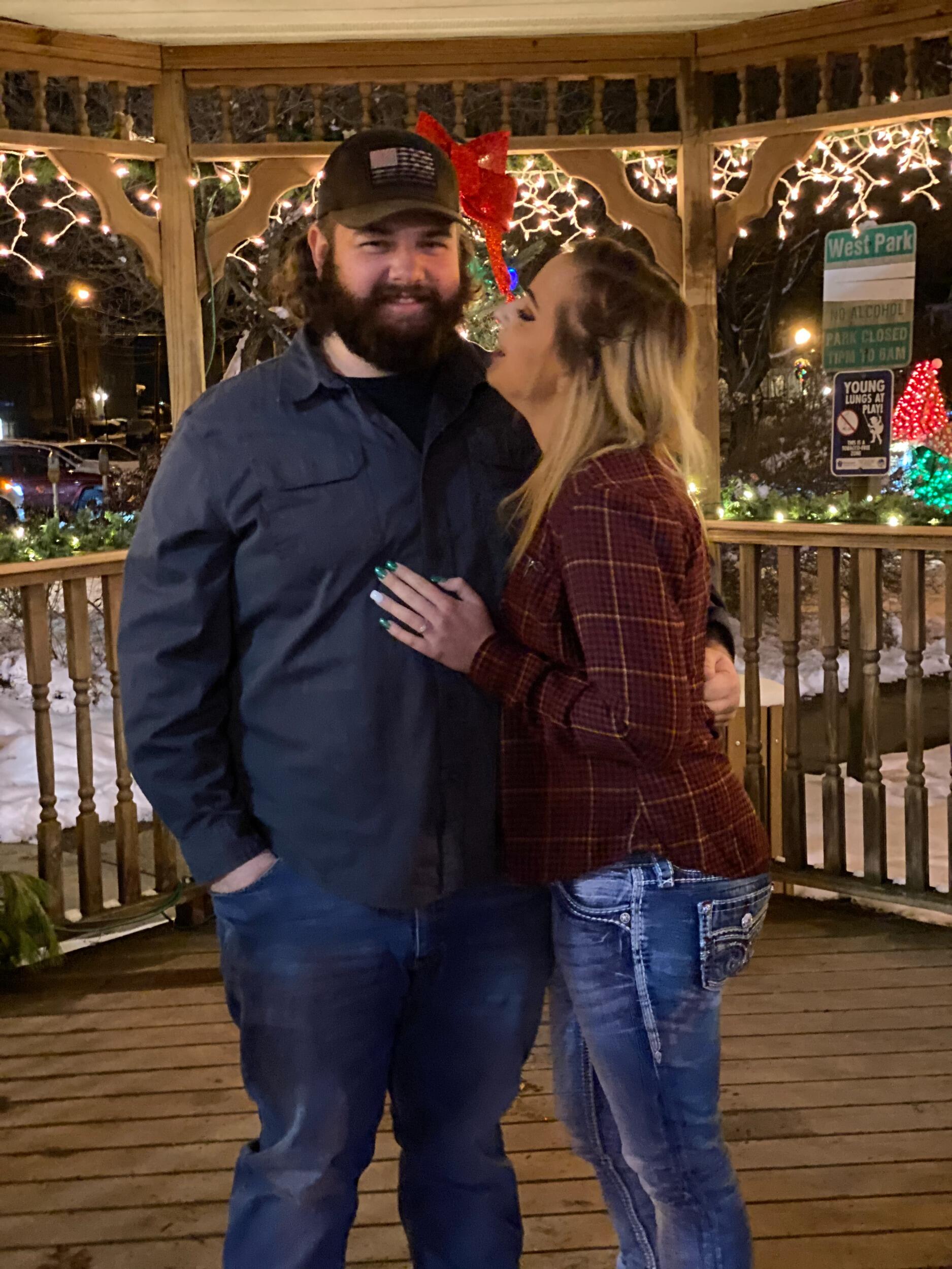 I was trying not to laugh at something Michael said or did.