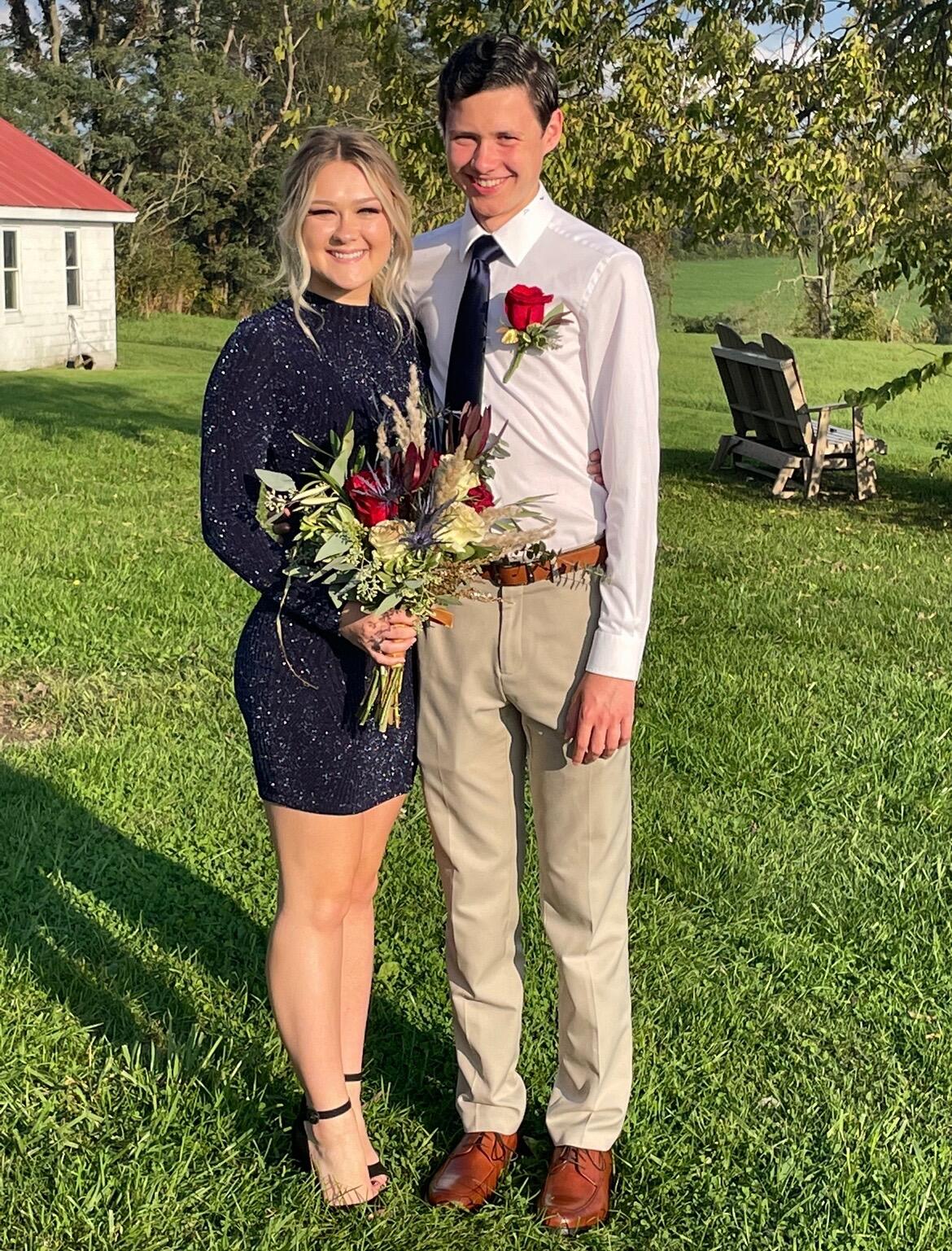 Anthony’s senior homecoming. He signed his contract with the US Navy around this time 