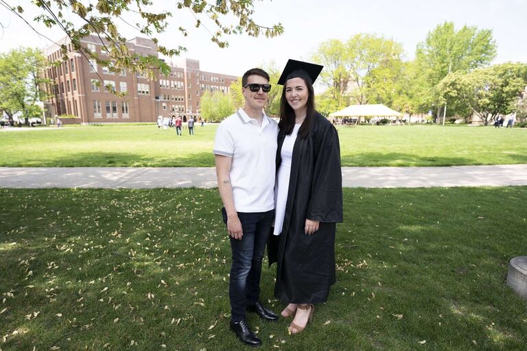 Graduation from Viterbo University
