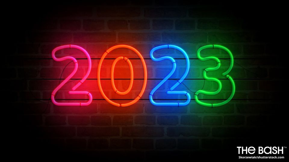 2023 Happy New Year Zoom Background