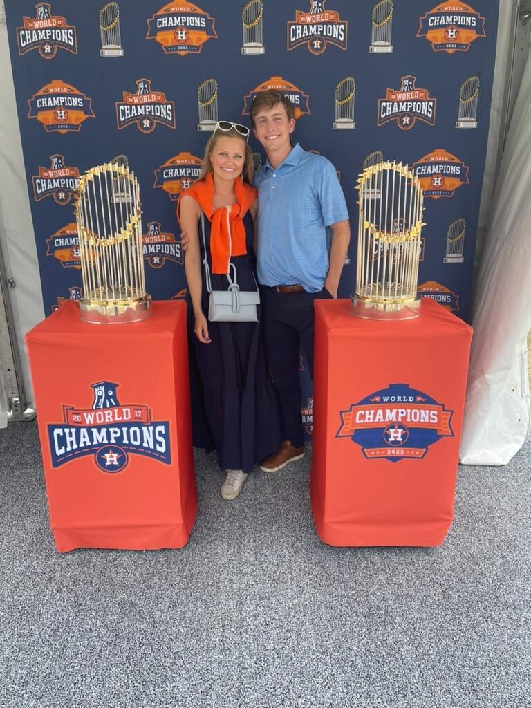 Maddy & Ethan at the Houston Open Golf Tournament!