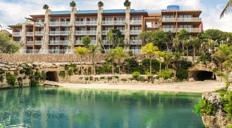 Arriving at Hotel Xcaret Mexico