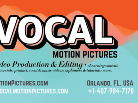 Vocal Motion Pictures - Videographer - Boynton Beach, FL - Hero Gallery 1