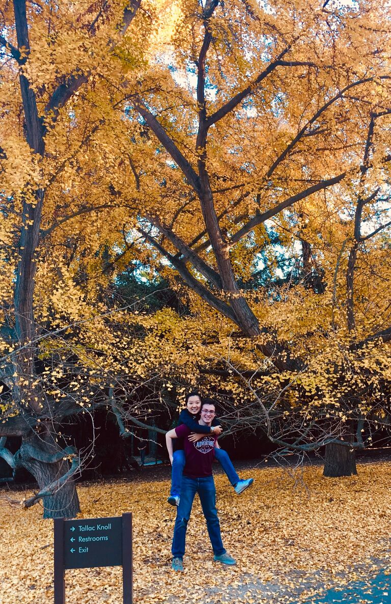 First time going to LA County Arboretum, Annie posted on IG: "I would smile every time I think of you."