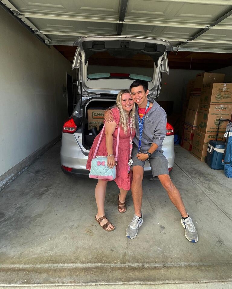 Emily packed up everything in her little car and moved down to San Diego to be closer to Jeremy. She also wanted to pursue her dream to go to Cosmetology school. 