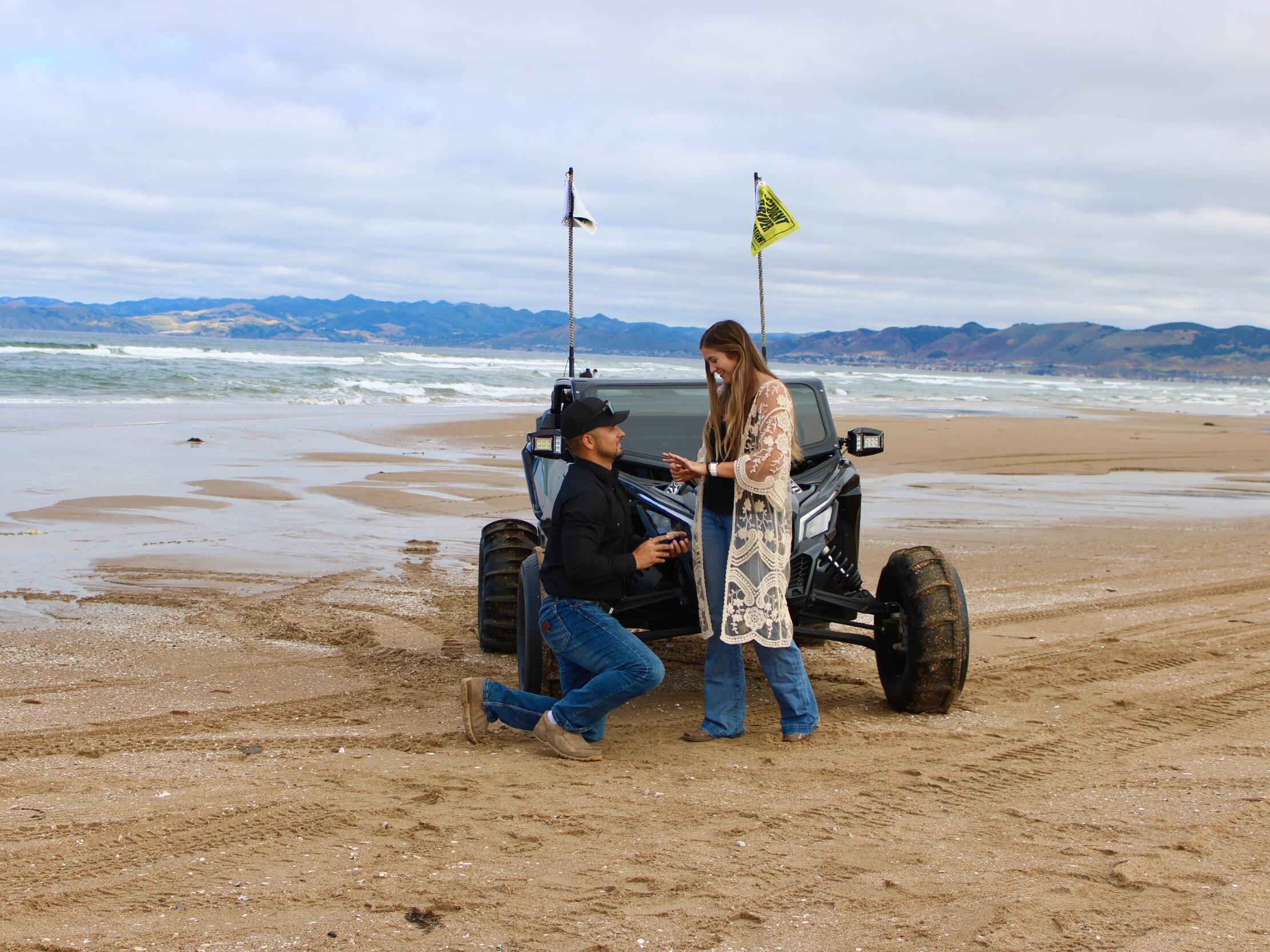 The start of our next chapter - the day we got engaged!