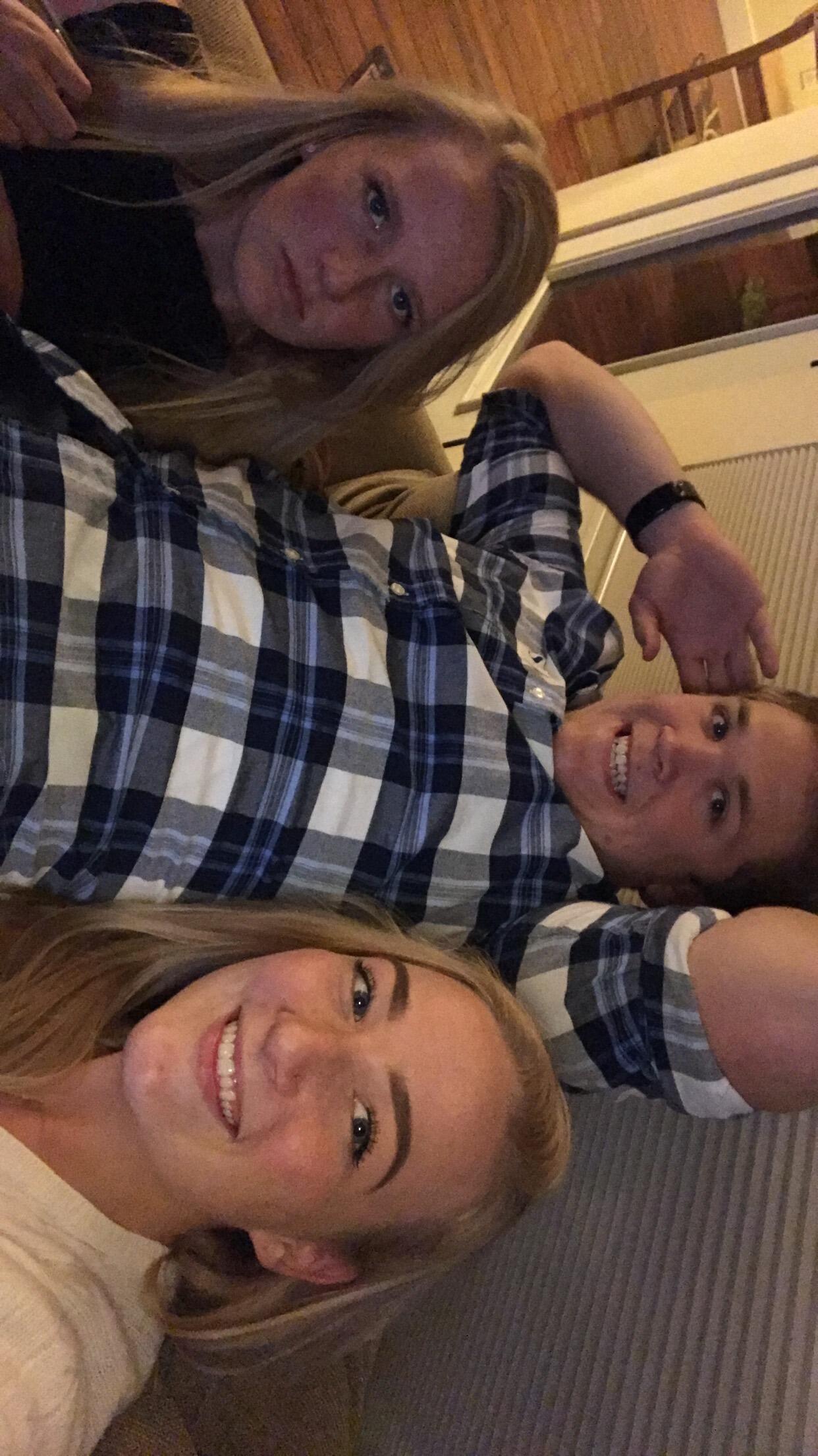 1st time home from college with our buddy