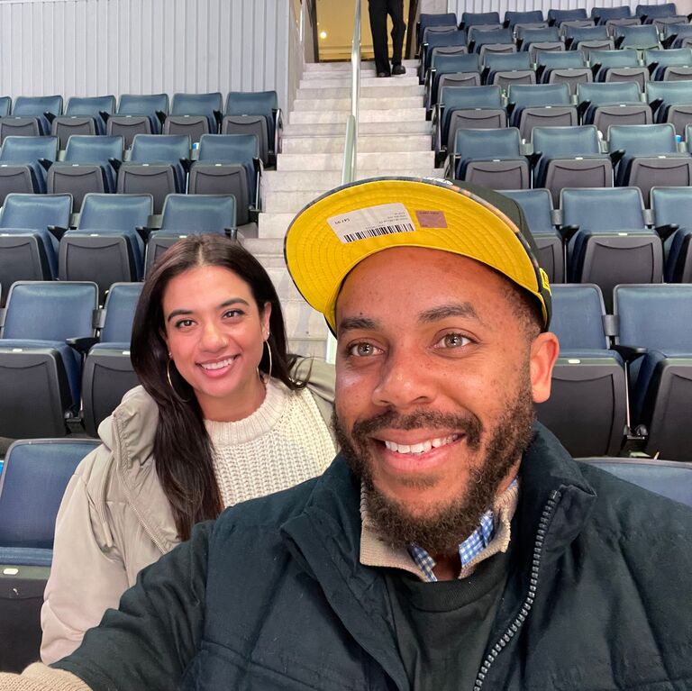Our first Warriors game