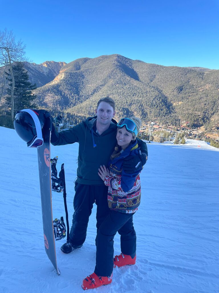 Thanksgiving in Red River, NM and our first time on the slopes together!