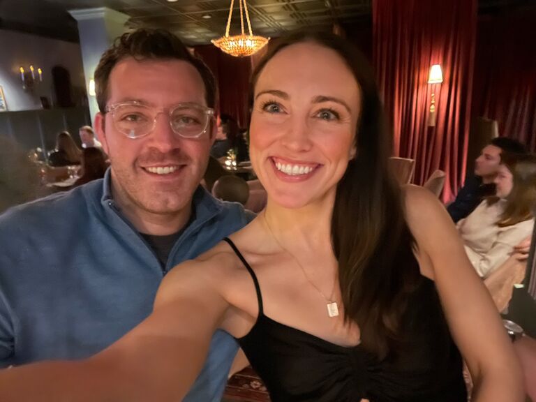 One of our first dates! Ended up booking flights to NYC.