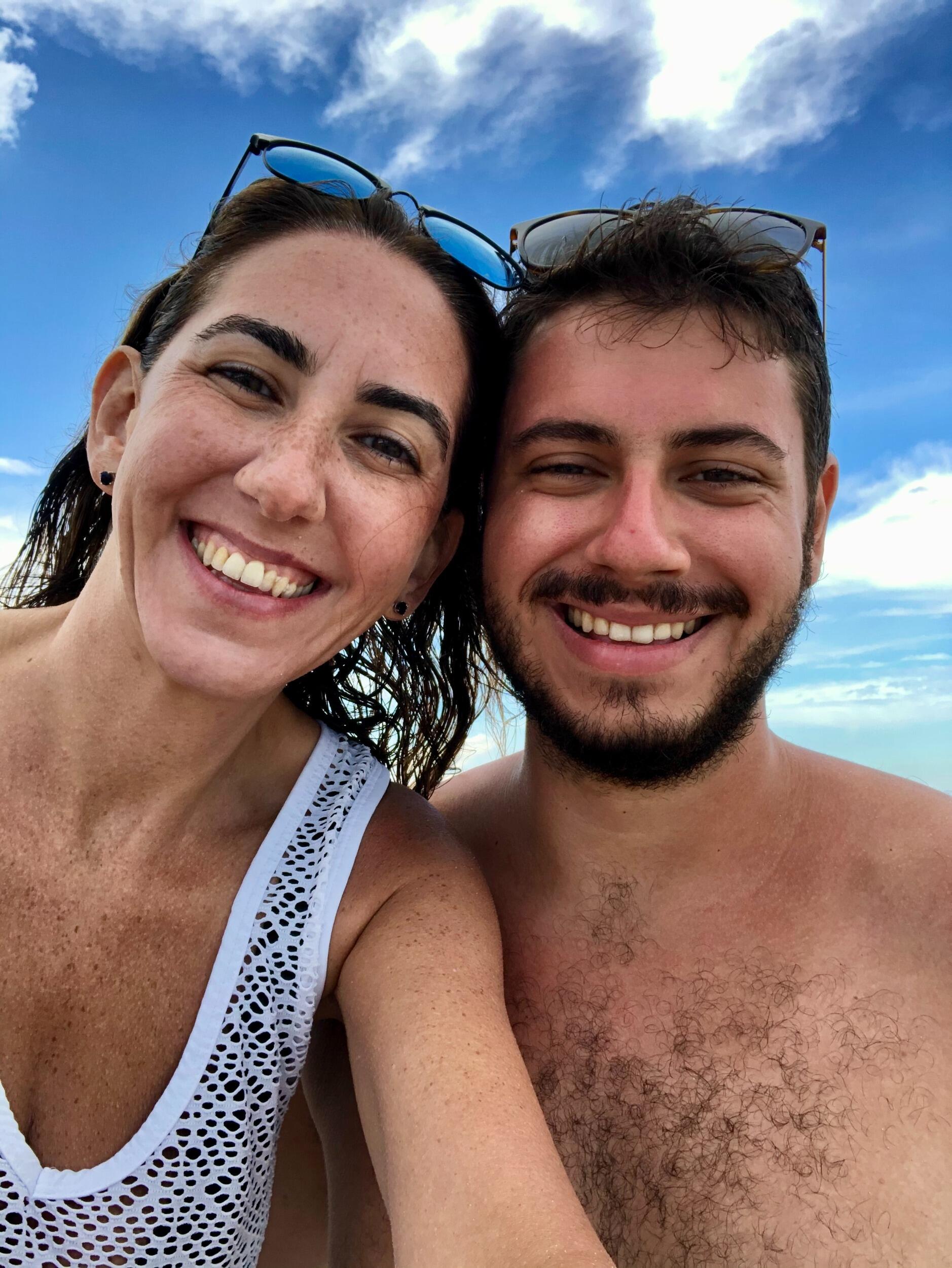  Beach trip that involved our phones being completely submerged, and Kaitlyn had a drink with strawberries in it. We wouldn't change a thing.