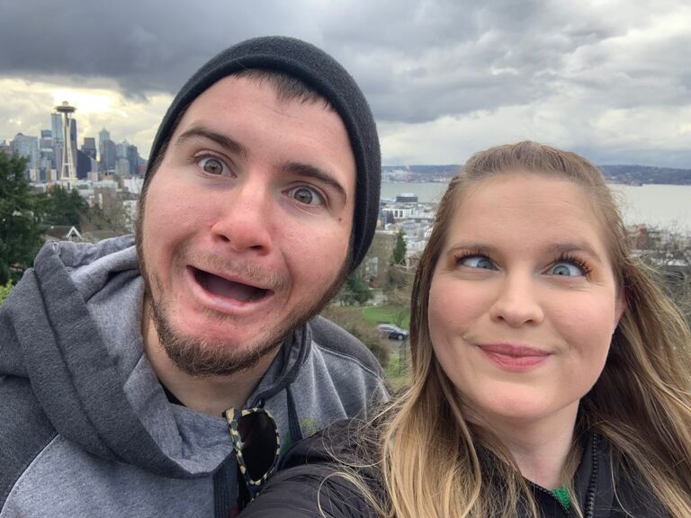 Hiked to Kerry park for the view of the Seattle skyline