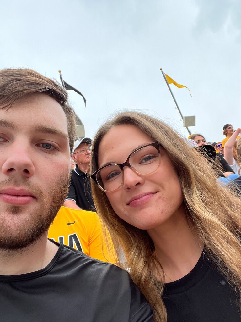 Our first date was over dinner on Friday, July 23rd, 2021. We spent the evening getting to know each other and we've been talking ever since!