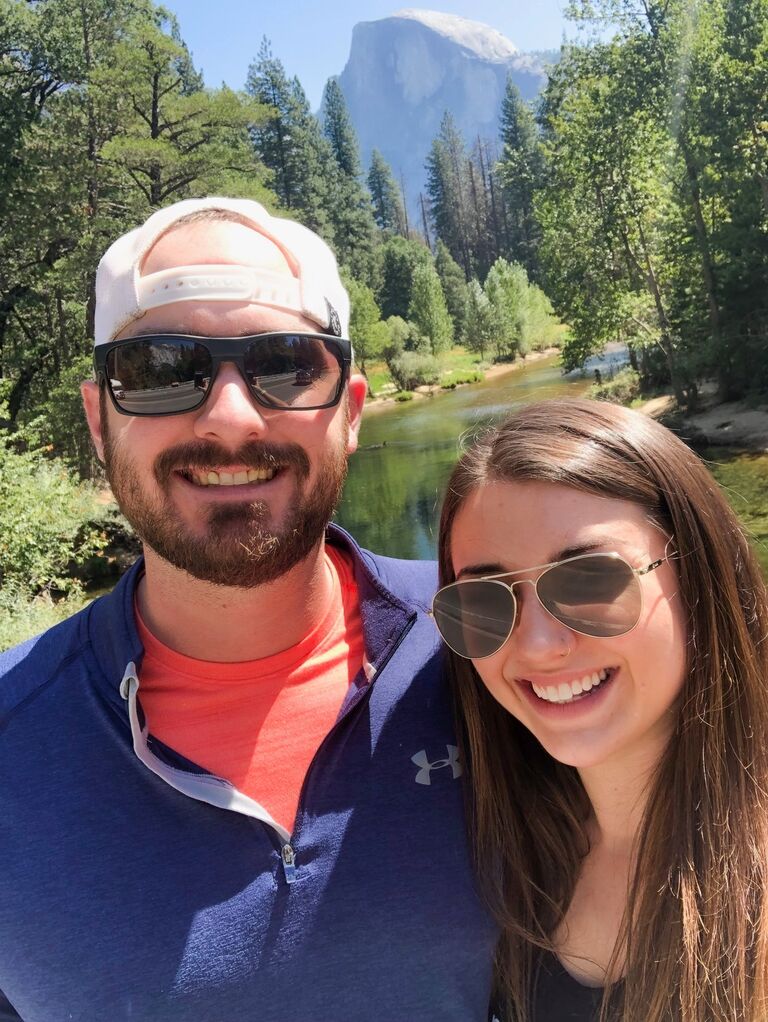 Jonathan and Megan went on their first vacation together and went camping in Yosemite! They did lots of hiking, biked around the waterfalls, battled the fading daylight to put up a huge tent, made campfire popcorn and talked about their life and their goals. It was a weekend full of fun and adventure but also felt so easy and comfortable. 