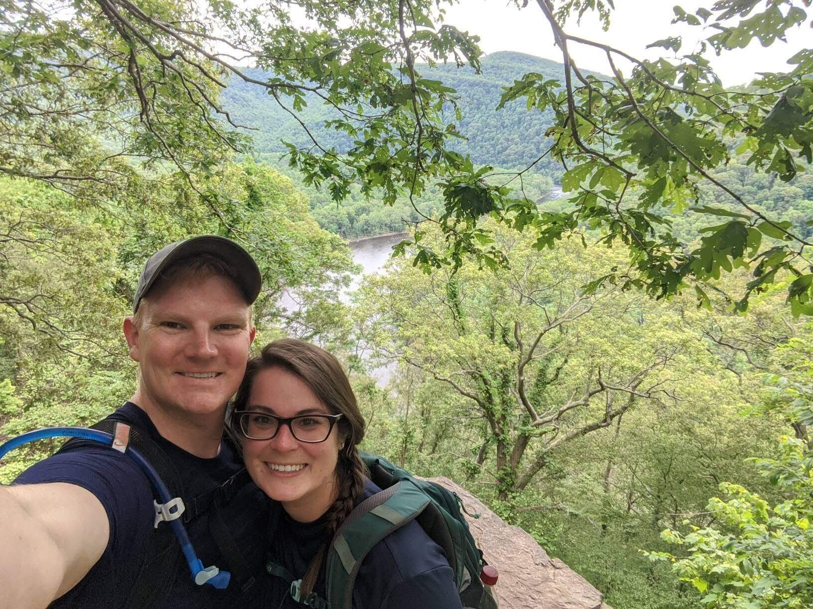 Hiking the Laurel Highlands trail in Pennsylvania as a nice socially distanced activity.  