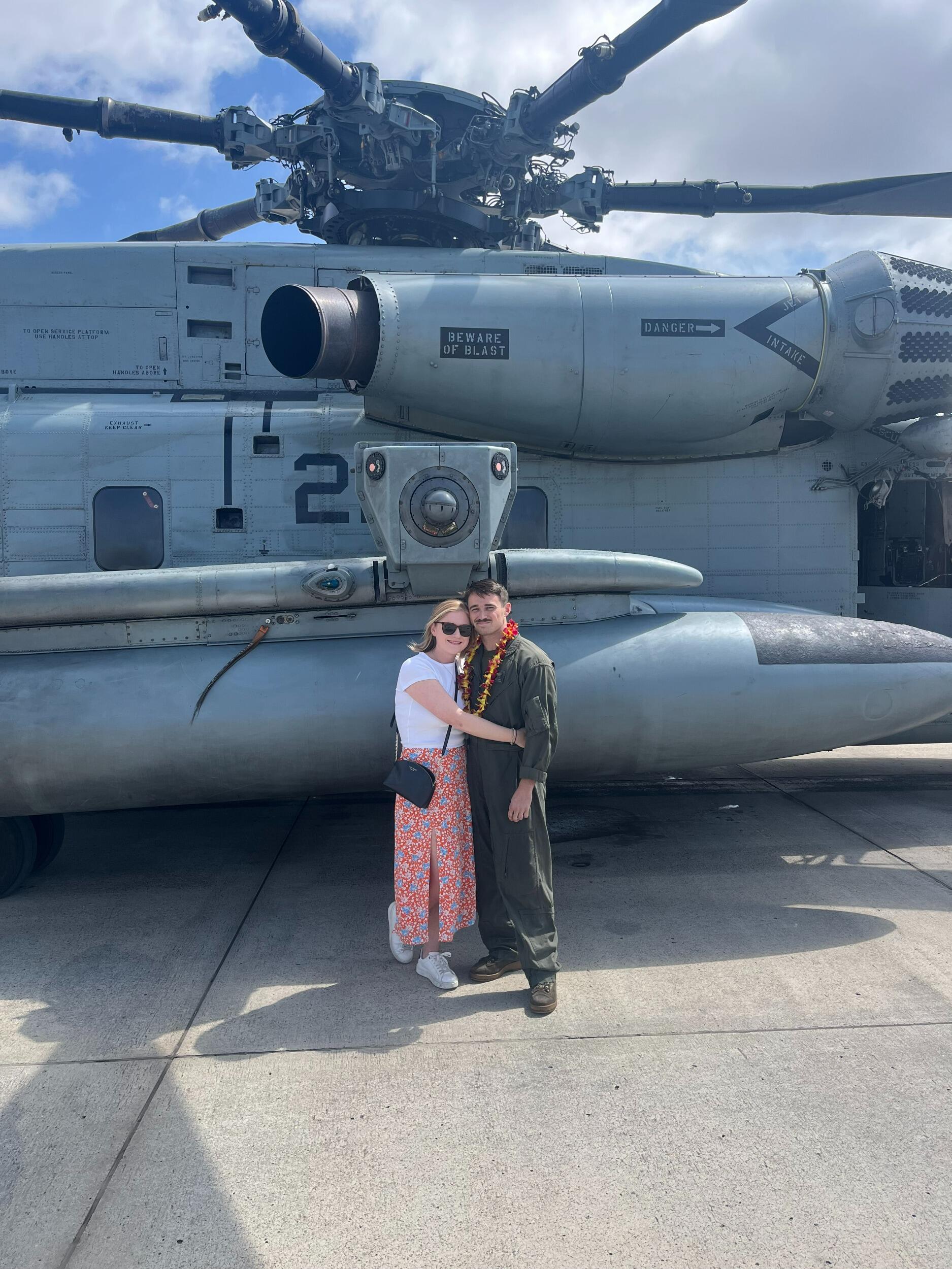 Aaron finally returns home after his first deployment!