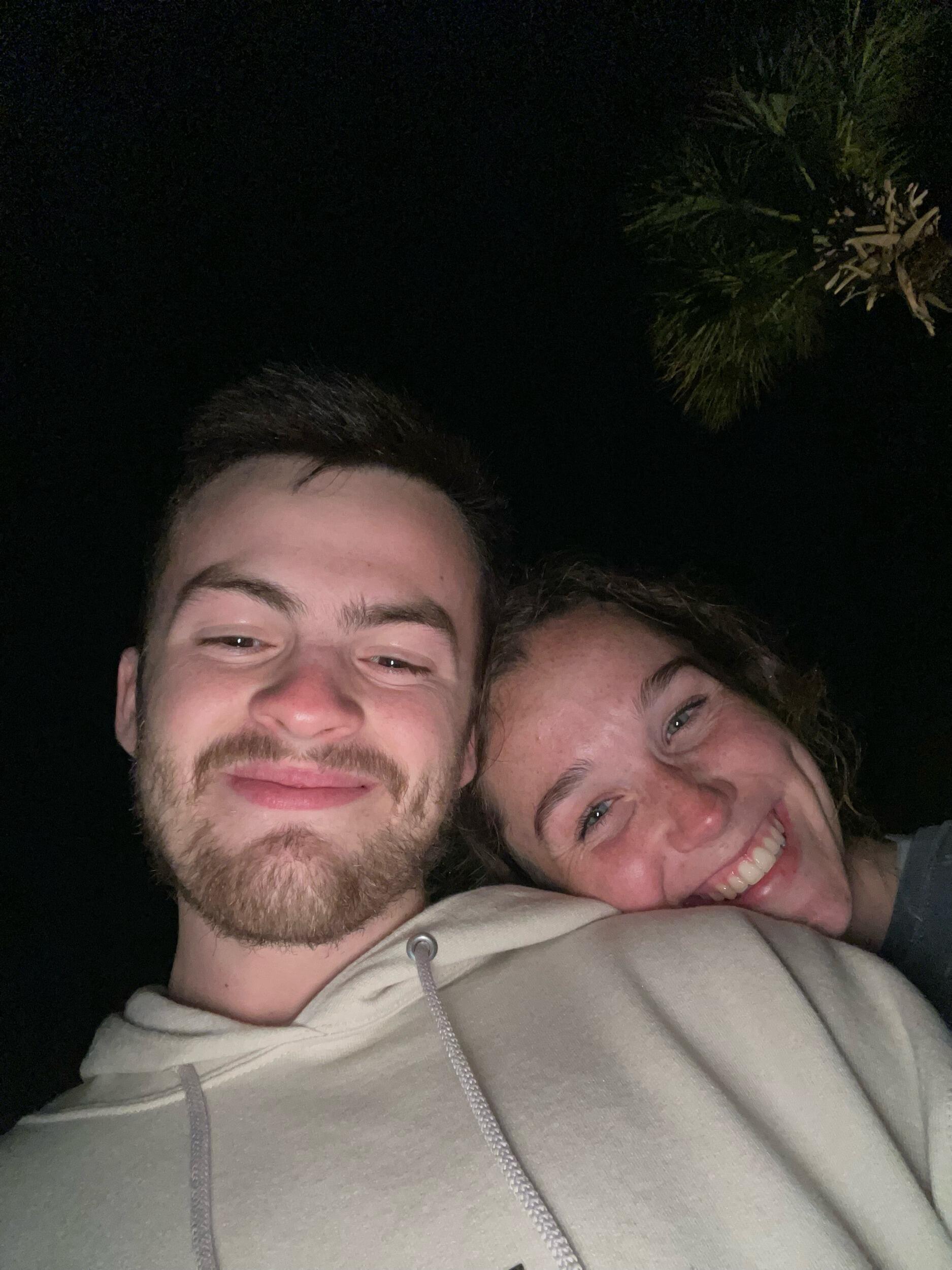 On our CRU Spring break, Cody and I took a sweet night walk on the beach where we got to debrief the trip and while I didn't know exactly what, that was the night I knew the Lord was doing something special in our relationship!