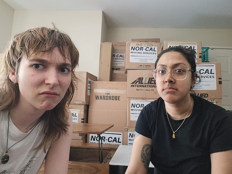 We moved. AGAIN. This time to Livermore! Most our moving boxes were full of nothing but books (Esha's at fault there)! The headache was well worth all the wonderful people we met here.