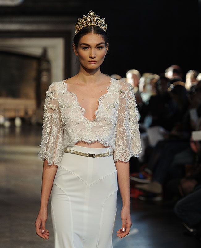 Hot New Wedding Accessories from the Bridal Fashion Week runway