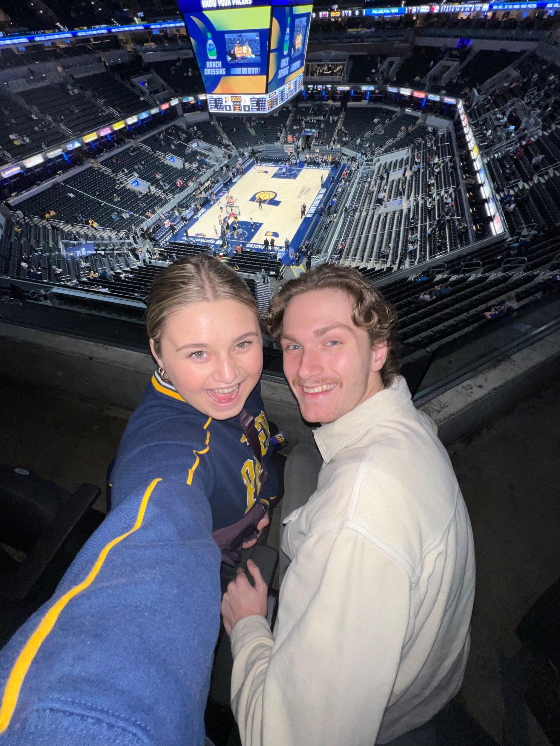 First of many Pacers games together!